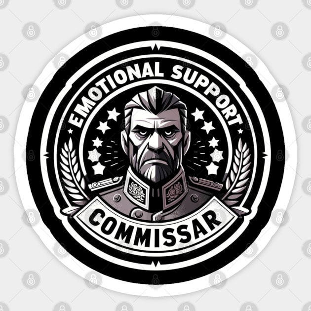 Emotional Support Commissar Sticker by OddHouse